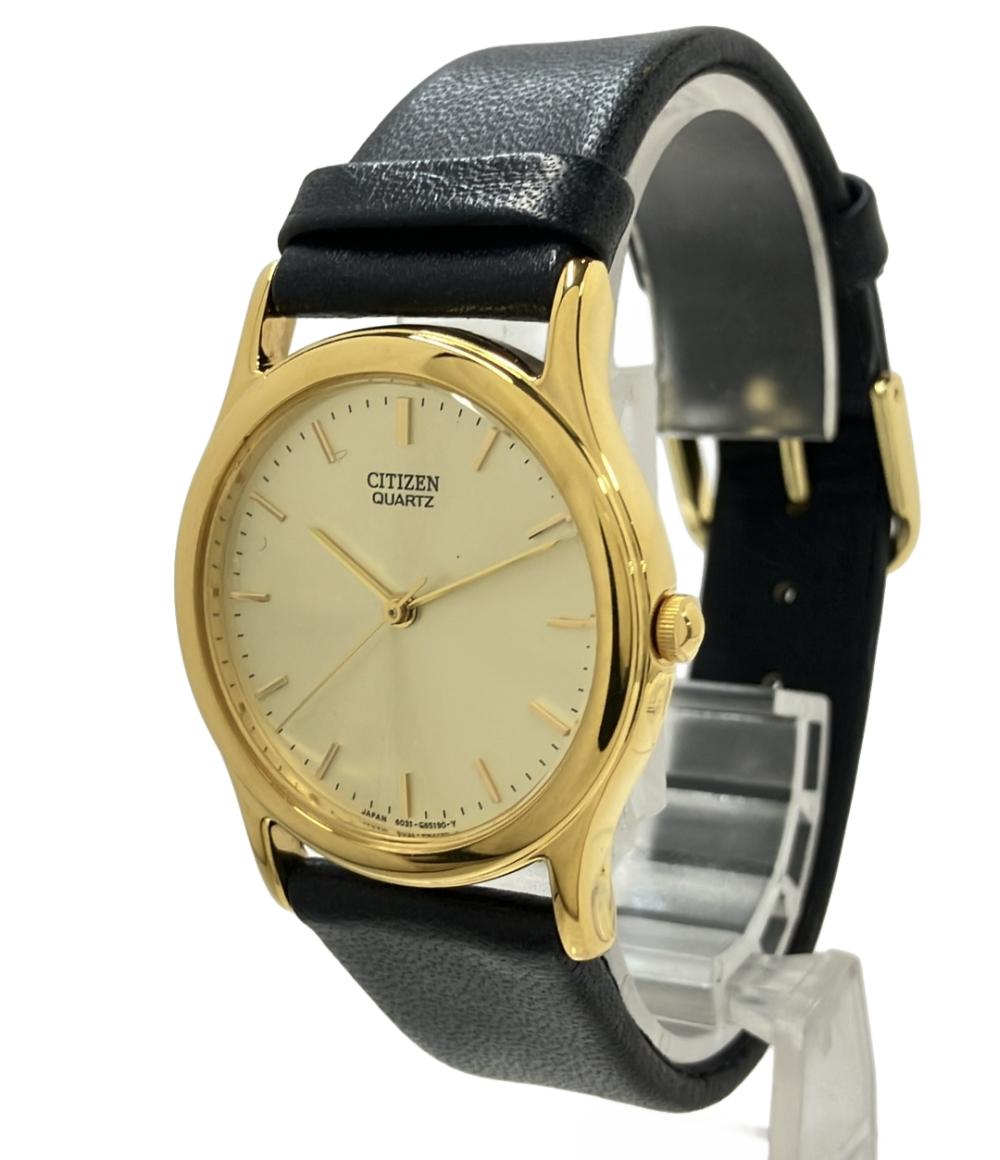 シチズン 腕時計 クオーツ ゴールド 6031-G14423 メンズ CITIZEN