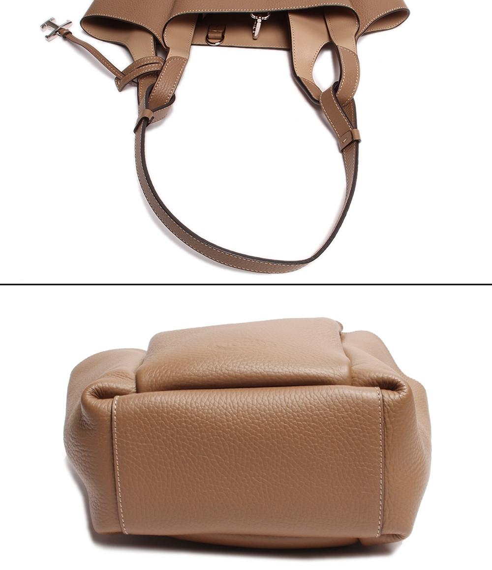 トッズ トートバッグ シルバー金具 バケット バッグ スモール カーフレザー レディース TOD’S