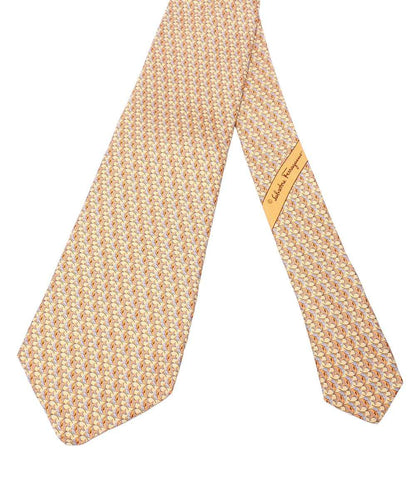 美品 サルヴァトーレフェラガモ ネクタイ シルク100％ メンズ Salvatore Ferragamo