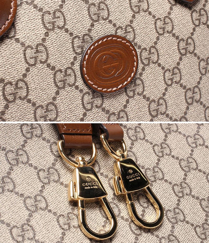 グッチ 2way インターロッキングG付き トートバッグ ショルダーバッグ GGスプリーム キャンバス 674155 ユニセックス GUCCI