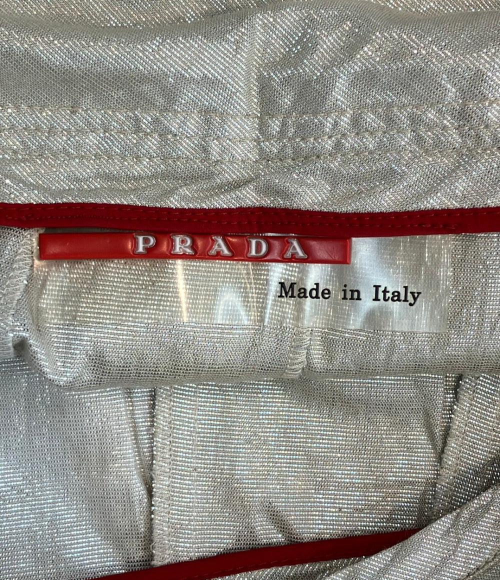 PRADA SPORTS メタリック プリーツ スカート レディース SIZE 36 (S) プラダスポーツ