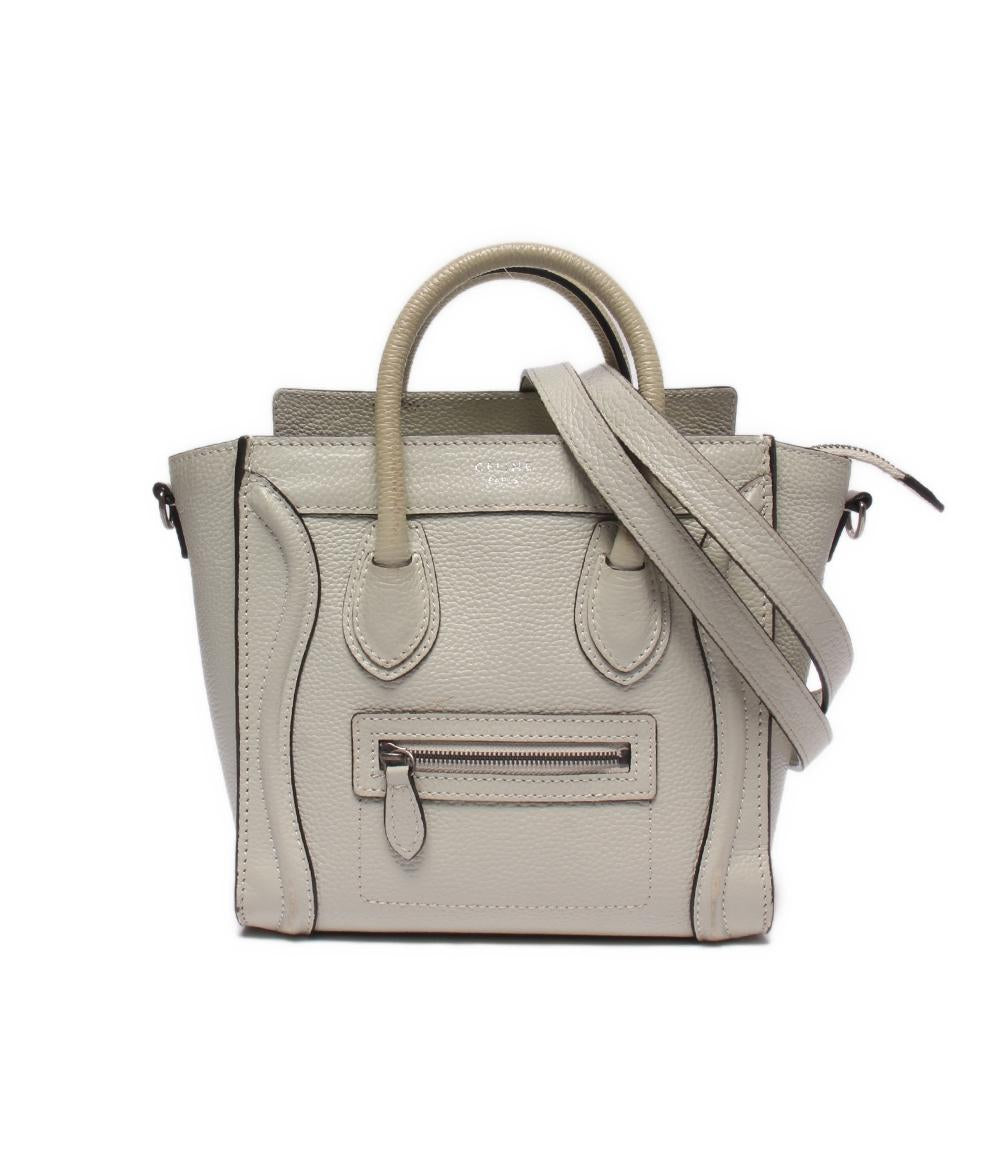 CELINE 2wayハンドバッグ ショルダーバッグ 斜め掛け ナノショッパー レディース セリーヌ