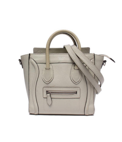 CELINE 2wayハンドバッグ ショルダーバッグ 斜め掛け ナノショッパー レディース セリーヌ