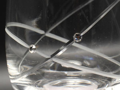 美品 WEDGWOOD グラス タンブラー 2点セット ペア プロミシス ウィズディスリング ウエッジウッド