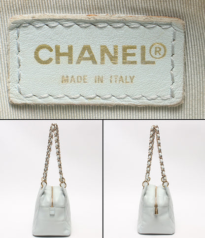 CHANEL チェーントートバッグ ショルダーバッグ 肩掛け ゴールド金具 マトラッセ ココマーク 7番台 レディース シャネル