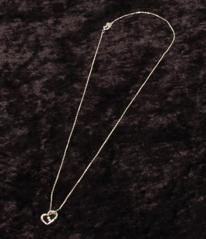 ザ・キッス ネックレス SV SV950 ダイヤ ハートモチーフ レディース THE KISS