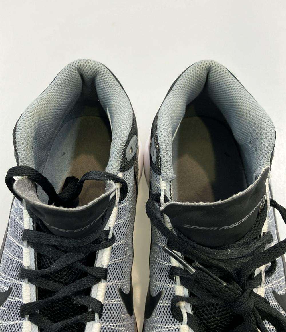NIKE ミドルカットスニーカー バスケットボールシューズ ZOOM ASCENTION GS 834319-002 キッズ SIZE 24.0 (M) ナイキ