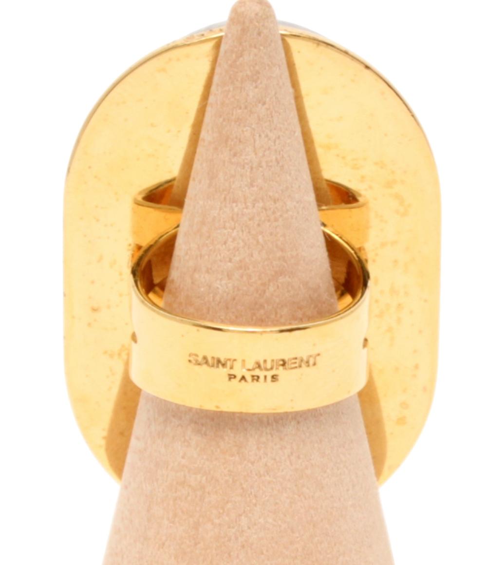 SAINT LAURENT リング 指輪 ルチルクオーツ レディース SIZE 9号 サンローラン