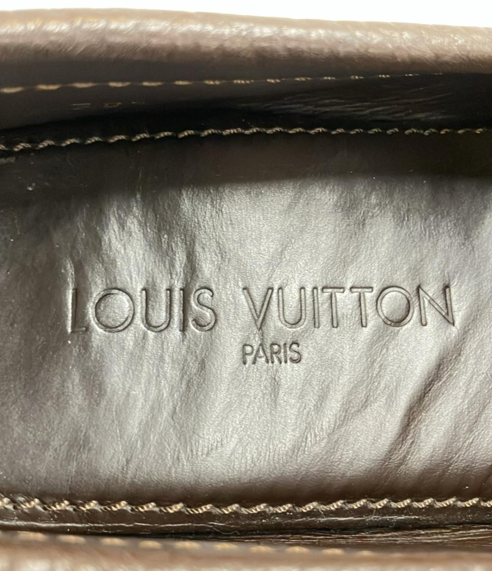 LOUIS VUITTON ドライビングシューズ モノグラム フラワーチャーム