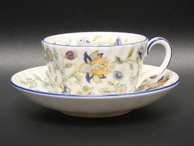 美品 ミントン カップ＆ソーサー ハドンホール ブルー Minton