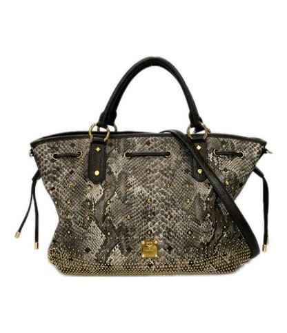 MCM 2WAY ハンドバッグ トートバッグ ショルダーバッグ 斜め掛け レディース エムシーエム