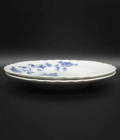 美品 Richard Ginori プレート 大皿 2点セット 27cm ローズブルー リチャードジノリ