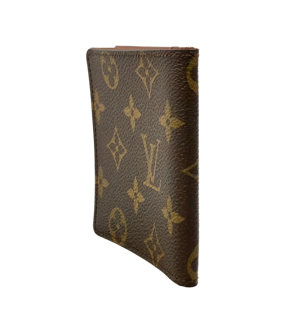 LOUIS VUITTON 二つ折り財布 ポルト ビエ カルト ブルー モノグラム