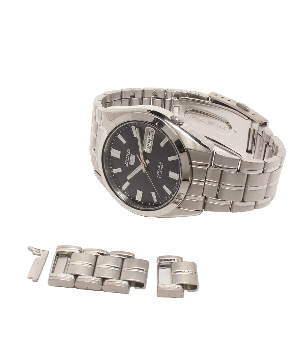 美品 SEIKO 腕時計 セイコー5 自動巻き ブラック 7S26-03B0 メンズ セイコー