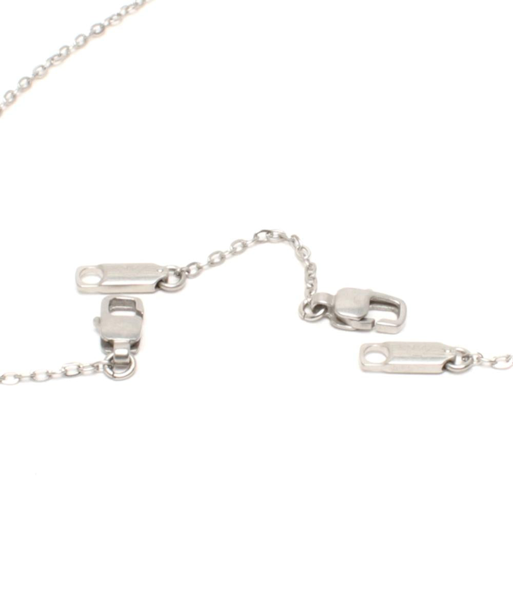 美品 Emporio Armani ネックレス カーボンクロス リバーシブル メンズ エンポリオ・アルマーニ