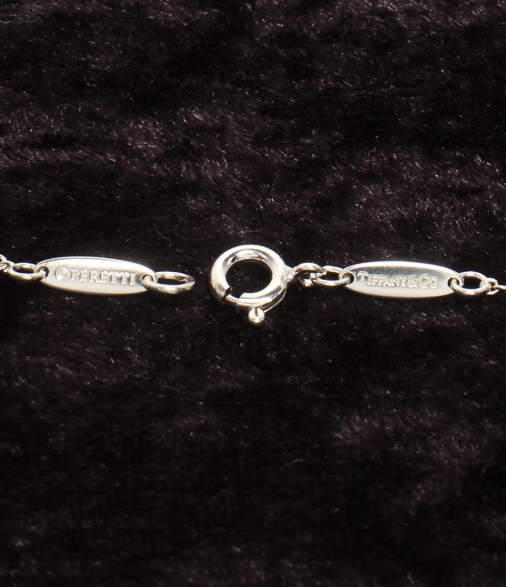 美品 TIFFANY&Co. ネックレス SV925 オープンハートエルサ ペレッティ レディース ティファニー