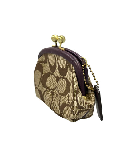 COACH コインケース がま口 シグネチャー レディース コーチ