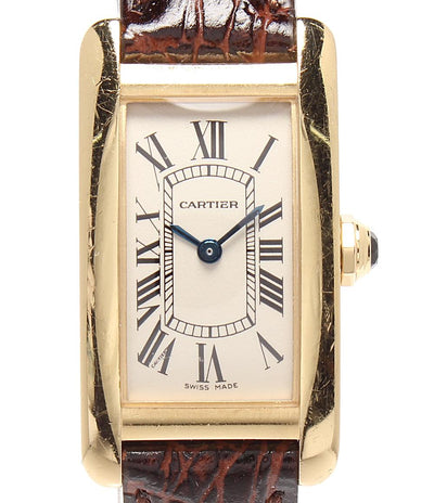 Cartier 腕時計 750 タンク アメリカン SM W2601556 レディース カルティエ