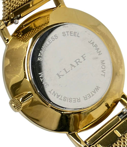 KLARF 腕時計 クオーツ ホワイト K-1502 レディース メンズ クラーフ