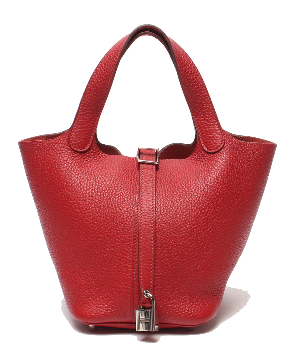 HERMES ハンドバッグ □N刻印 シルバー金具 ピコタンロックPM レディース エルメス