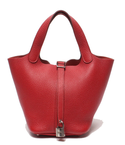 HERMES ハンドバッグ □N刻印 シルバー金具 ピコタンロックPM レディース エルメス