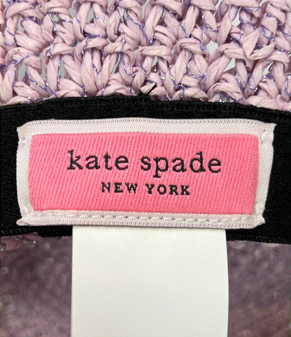ケイトスペード ストローハット 麦わら帽子 レディース Kate Spade