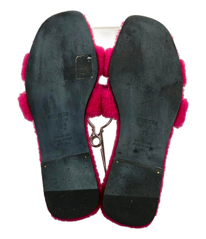 エルメス フラットサンダル Hロゴ レディース SIZE 39 (XL) HERMES