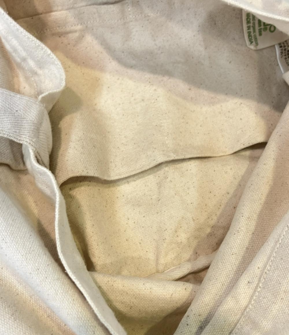 美品 ザ・ノースフェイス ショルダーバッグ 斜め掛け オーガニックコットン ロゴ メンズ THE NORTH FACE