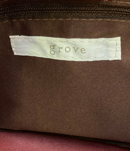 美品 grove ショルダーバッグ 肩掛け 斜め掛け レディース グローブ