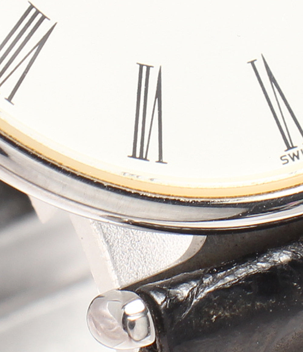 LONGINES 腕時計 グランドクラシック クオーツ ホワイト L4.635.4 メンズ ロンジン