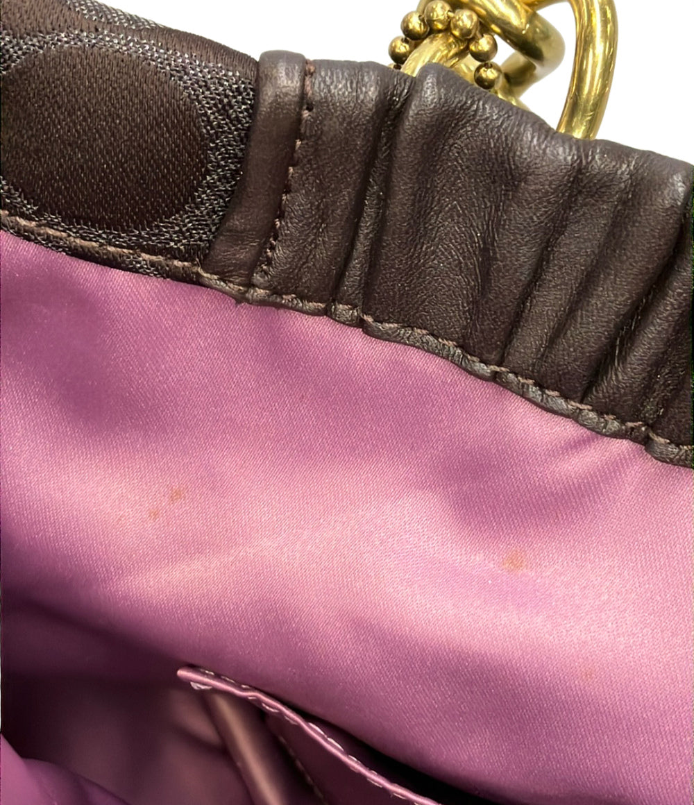 美品 COACH トートバッグ ショルダーバッグ 肩掛け シグネチャー F17645 レディース コーチ