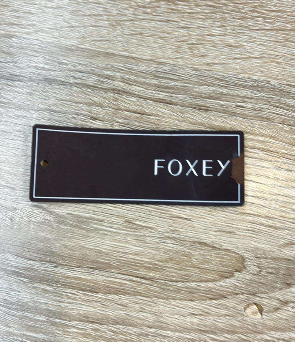 美品 FOXEY カシミアコート フォックスファー付き タグ付き 34707-ACFY10PN レディース フォクシー