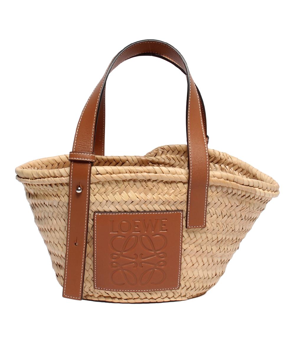 美品 LOEWE ハンドバッグ カゴバッグ バスケットバッグ スモール 412111 レディース ロエベ