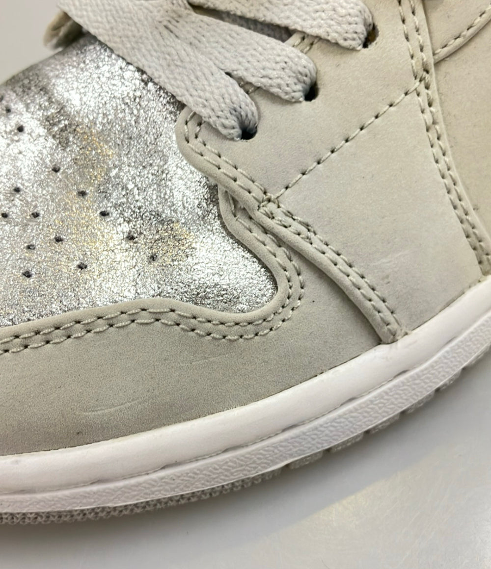 NIKE ハイカットスニーカー AIR JORDAN 1 RETRO HIGH SILVER 396009