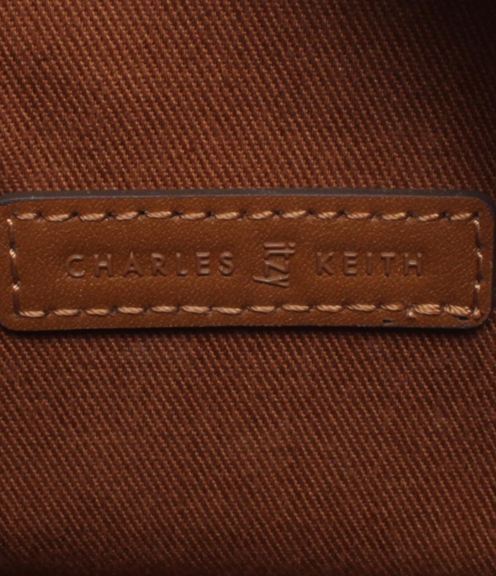 美品 チャールズ＆キース ２wayハンドバッグ ショルダーバッグ 斜め掛け レディース CHARLES＆KEITH
