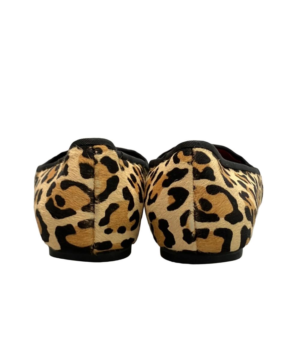 COLE HAAN パンプス フラットシューズ ヒョウ柄 レディース SIZE 7.5 (25cm) コールハーン