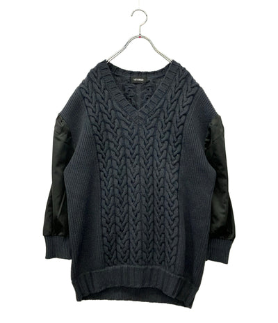 VEVIRED 長袖ニット ドッキング シソラス 821196 レディース SIZE F (M) ヴェビレッド