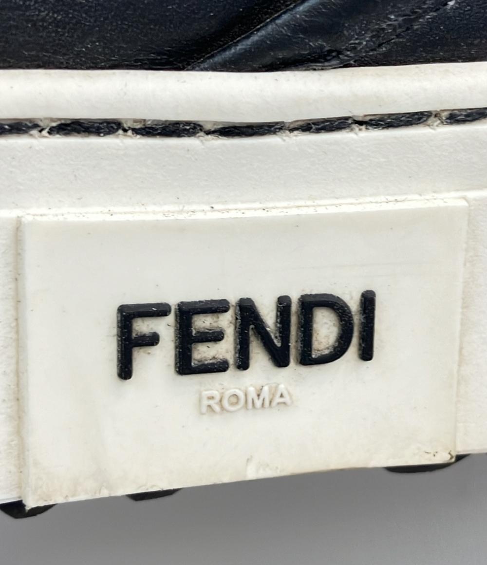 フェンディ レザースリッポン モンスター バグズアイ シャーク レディース SIZE 37 (L) FENDI