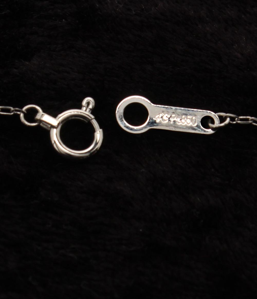 美品 ヨンドシー ネックレス Pt850 ダイヤ レディース 4℃