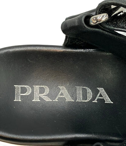 PRADA アンクルストラップサンダル 厚底 1X657L レディース SIZE 35.5 (M) プラダ