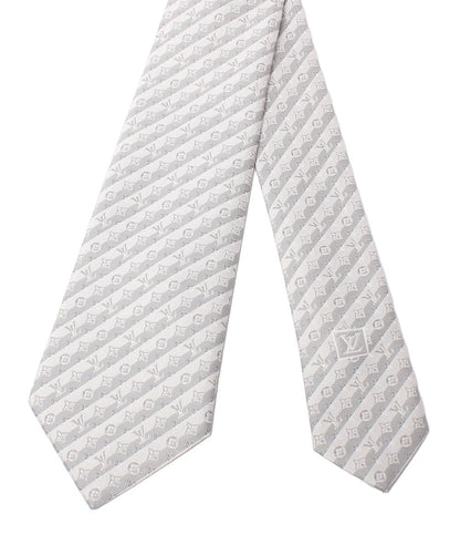 美品 LOUIS VUITTON ネクタイ シルク100％ モノグラム ダイアゴナル M79912 メンズ ルイ・ヴィトン