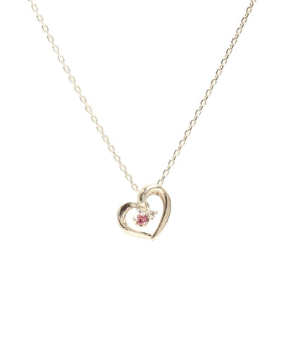 美品 4℃ ネックレス SV ハートモチーフ レディース ヨンドシー