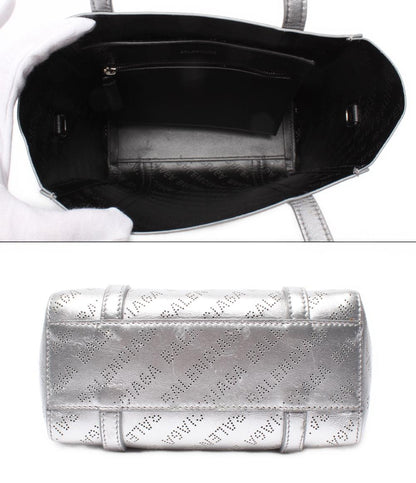 BALENCIAGA 2WAYハンドバッグ ショルダーバッグ 斜め掛け エブリデイトート パンチング 551815 8117 バレンシアガ