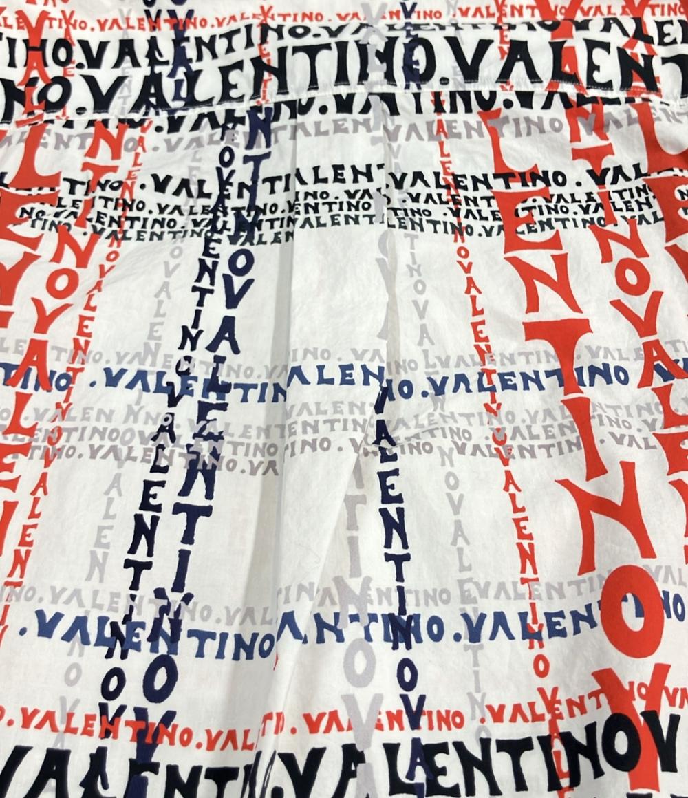ヴァレンティノ マニフェスト クロスワードプリント長袖シャツ メンズ SIZE 40 (M) VALENTINO