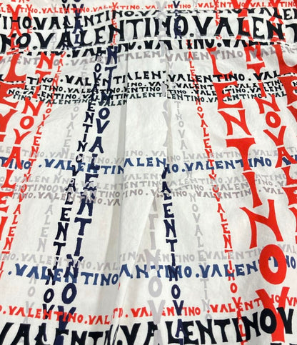 ヴァレンティノ マニフェスト クロスワードプリント長袖シャツ メンズ SIZE 40 (M) VALENTINO