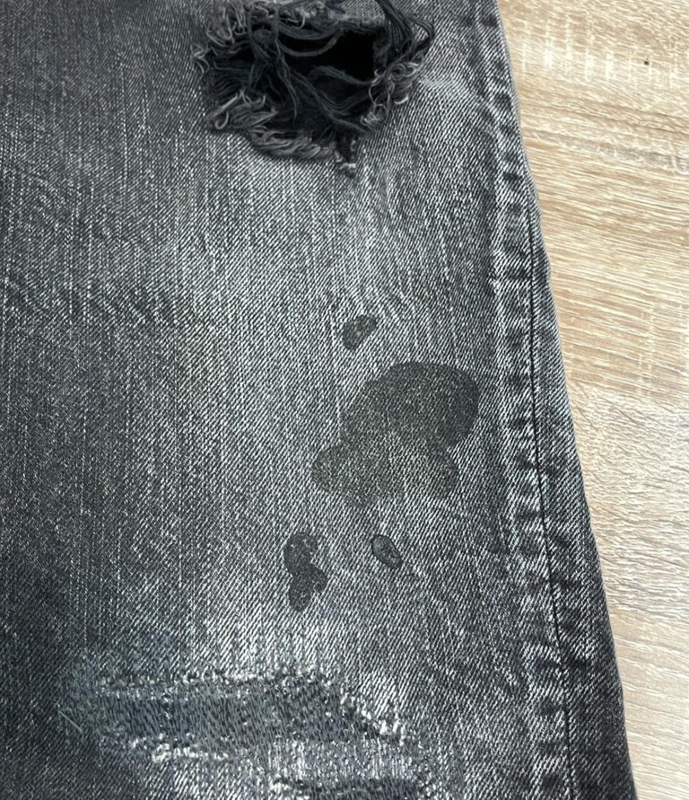 mastermind JAPAN ハーフパンツ デニム ダメージ 汚れ加工 MS-PA16-00-D メンズ SIZE S マスターマインドジャパン