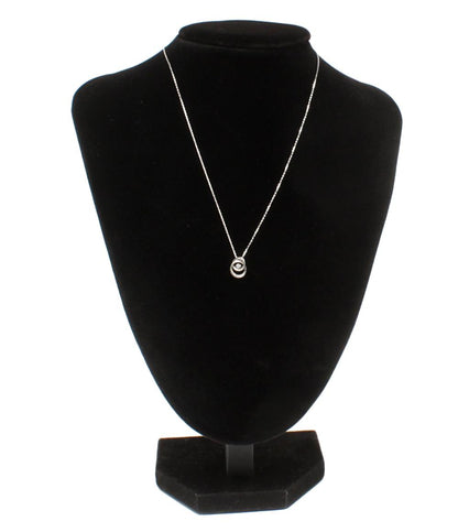 美品 スタージュエリー ネックレス Pt950 ダイヤ 0.04ct レディース STAR JEWELRY