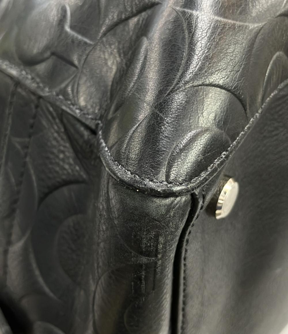 COACH ボストンバッグ ショルダーバッグ 2WAY 斜め掛け レザー オプアート 70254 ユニセックス コーチ