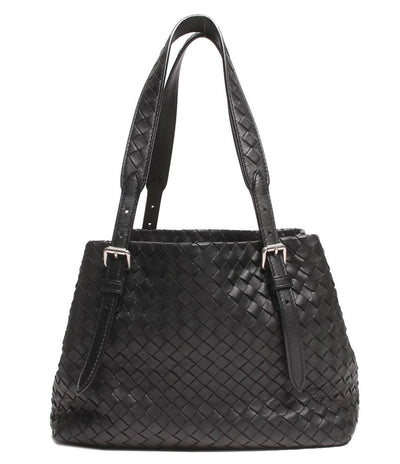 ボッテガベネタ レザートートバッグ シルバー金具 イントレチャート レディース BOTTEGA VENETA