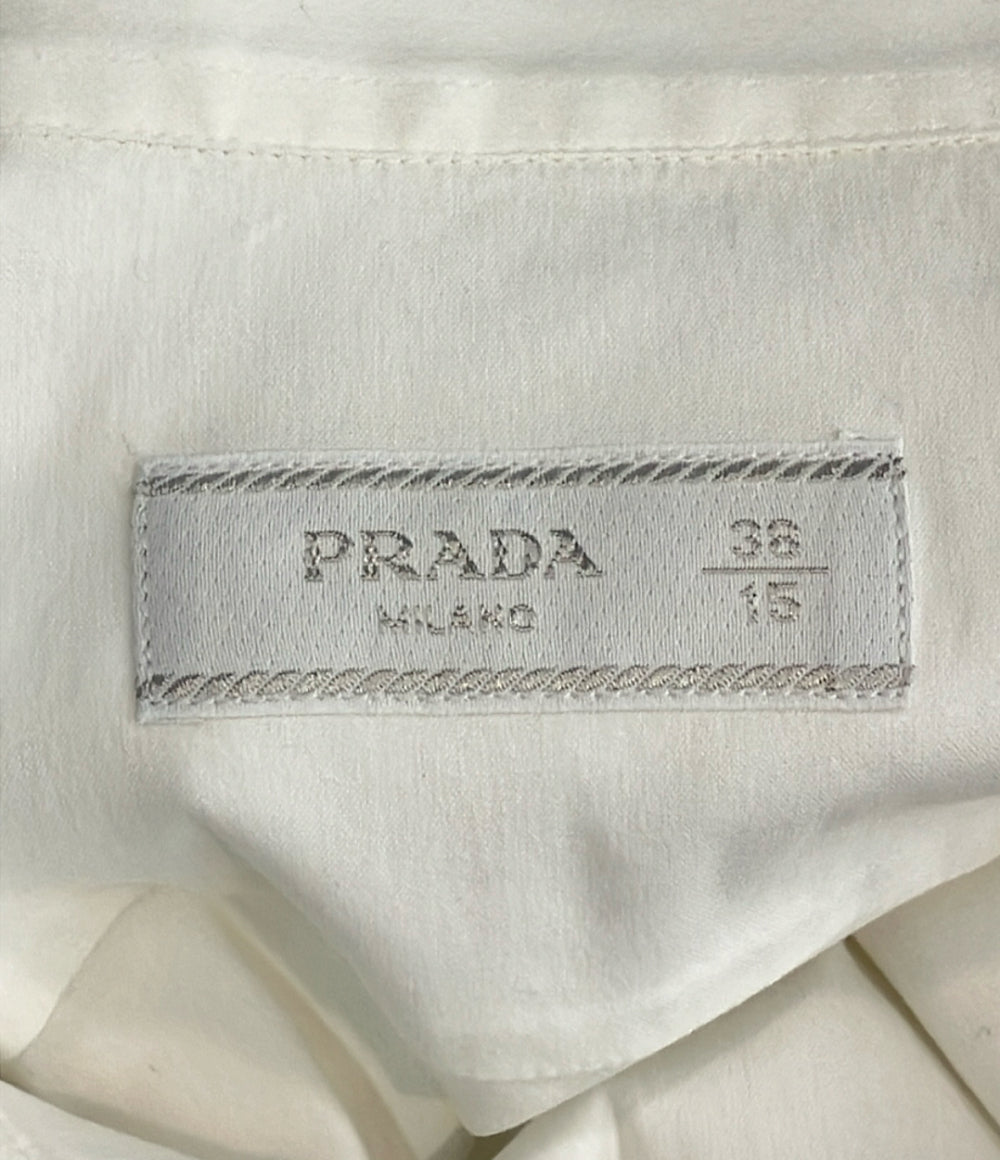 PRADA 長袖シャツ ストレッチ UCM608 F62 メンズ SIZE 38 プラダ